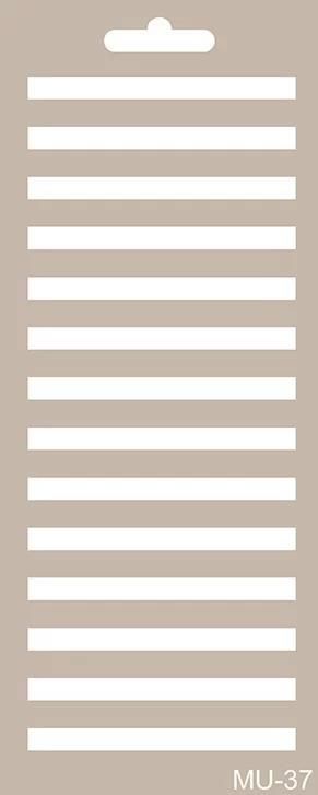 MIX MEDİA STENCIL MU SERİSİ MU37 10X25
