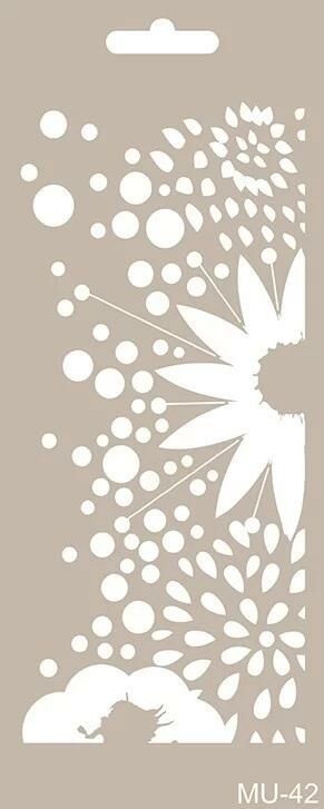 MIX MEDİA STENCIL MU SERİSİ MU42 10X25