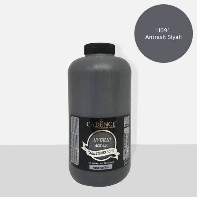 HYBRID AKR. MULTISURFACES H-091 ANTRASİT SİYAH 2000ML