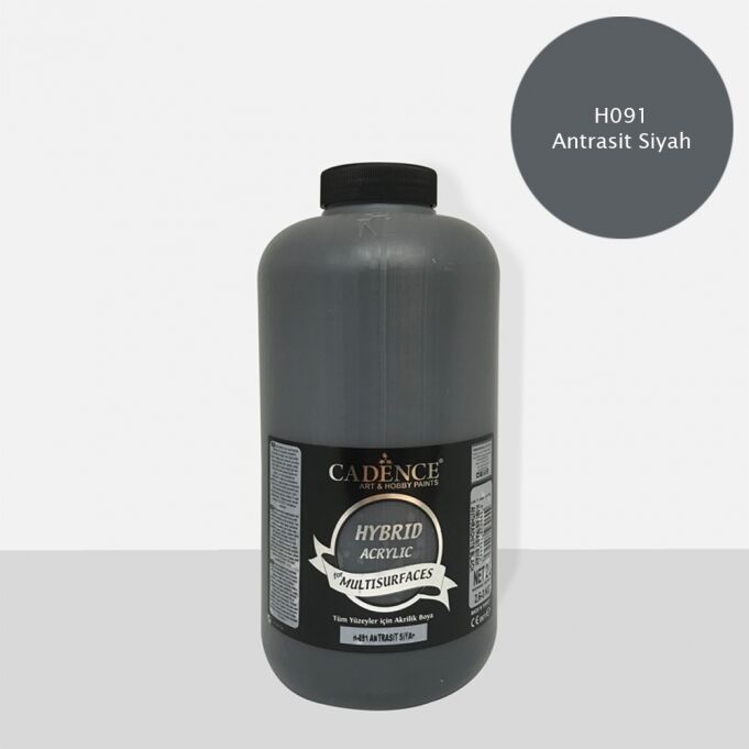 HYBRID AKR. MULTISURFACES H-091 ANTRASİT SİYAH 2000ML