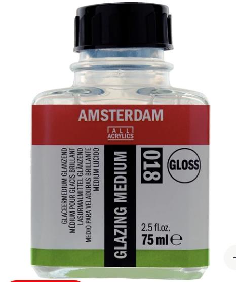 AMSTERDAM GLAZING MEDIUM GLOSS 018 75ML