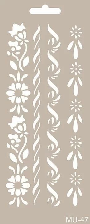 MIX MEDİA STENCIL MU SERİSİ MU47 10X25