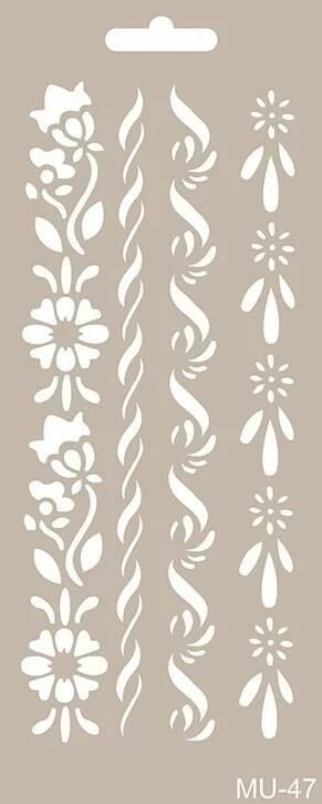 MIX MEDİA STENCIL MU SERİSİ MU47 10X25