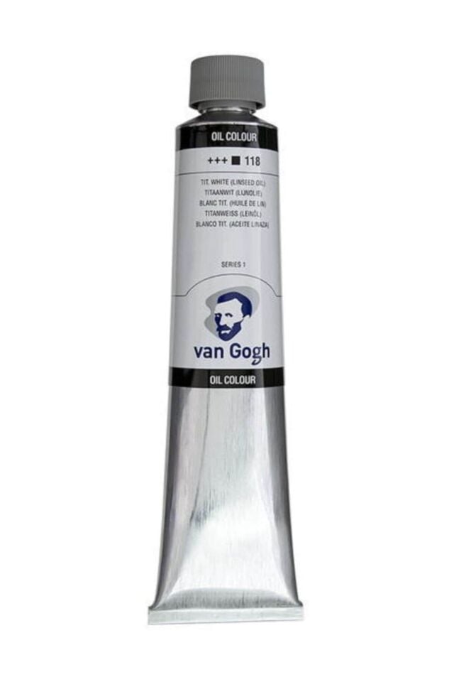 Van Gogh Yağlı Boya 200 ml. 118 Titanium White (Linseed Oil)
