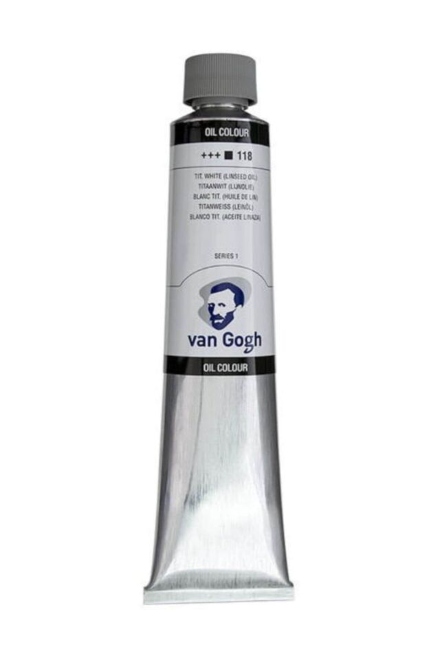 Van Gogh Yağlı Boya 200 ml. 118 Titanium White (Linseed Oil)