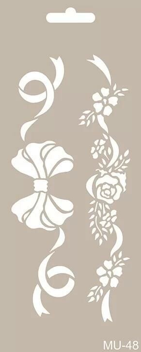 MIX MEDİA STENCIL MU SERİSİ MU48 10X25