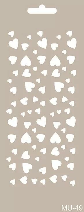 MIX MEDİA STENCIL MU SERİSİ MU49 10X25
