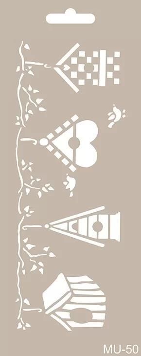 MIX MEDİA STENCIL MU SERİSİ MU50 10X25