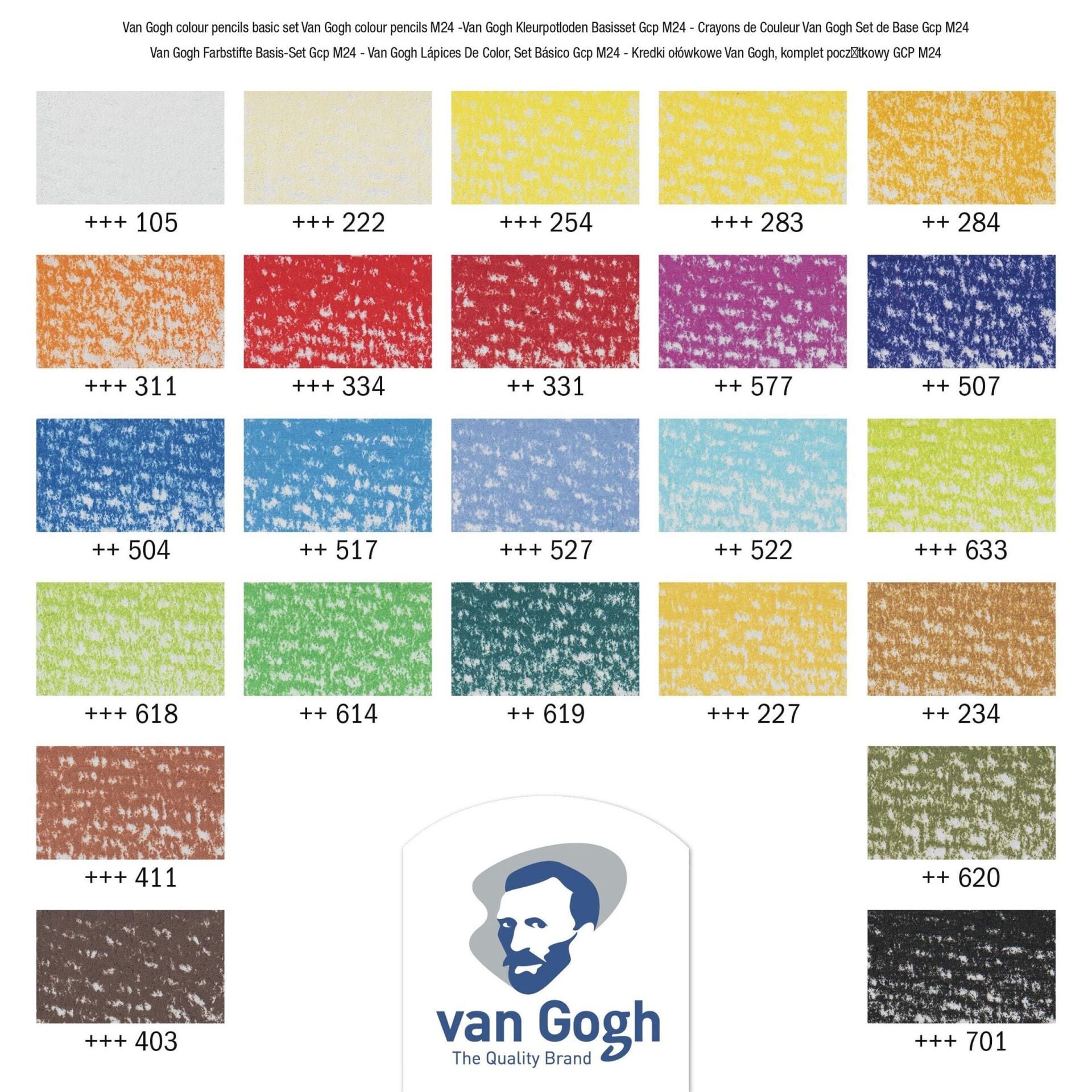 VAN GOGH PASTEL PENCIL 24`LÜ SET