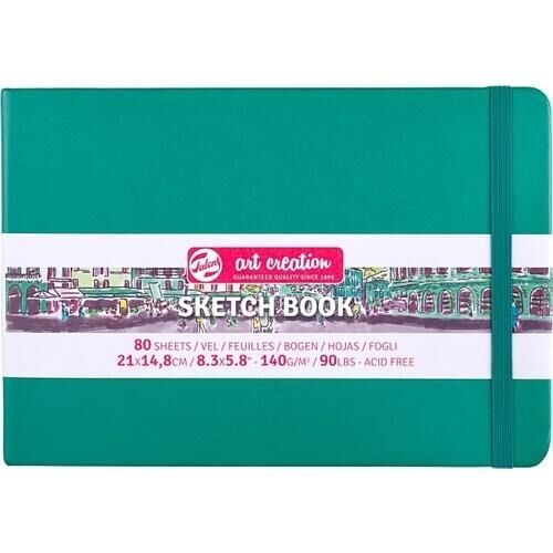 SKETCH BOOK FOREST GREEN 21X14,8CM