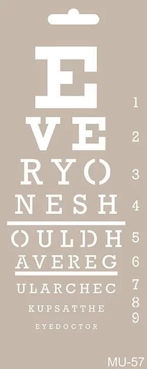 MIX MEDİA STENCIL MU SERİSİ MU57 10X25