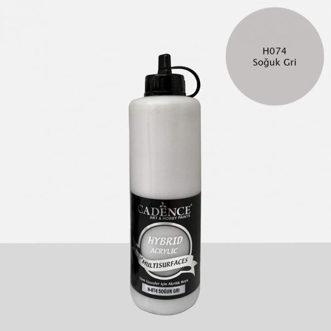 HYBRID AKR. MULTISURFACES H-074 SOĞUK GRİ 500ML