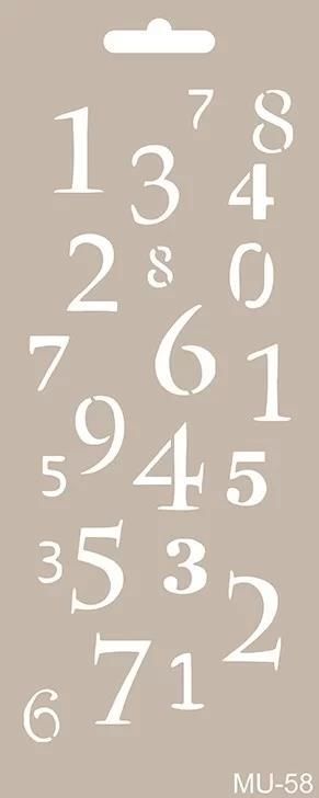 MIX MEDİA STENCIL MU SERİSİ MU58 10X25