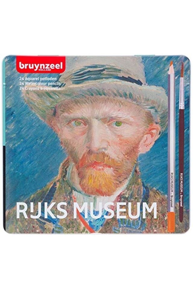 BRUYNZEEL KURU-SULU BOYA KALEM SETİ - 24 RENK - VAN GOGH