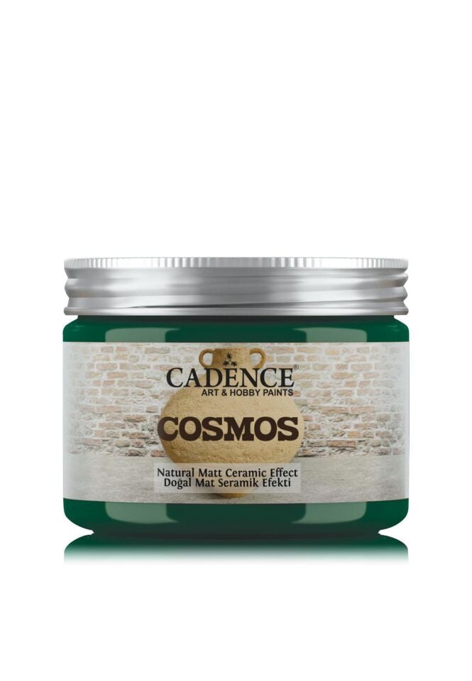 COSMOS DOĞAL MAT SERAMİK EFEKT CS-12 ZÜMRÜT YEŞİLİ150ML
