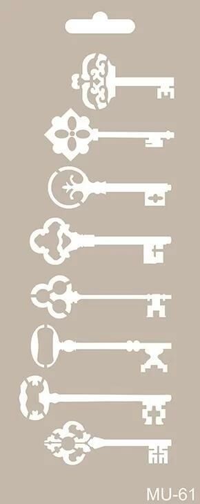 MIX MEDİA STENCIL MU SERİSİ MU61 10X25