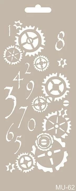 MIX MEDİA STENCIL MU SERİSİ MU62 10X25
