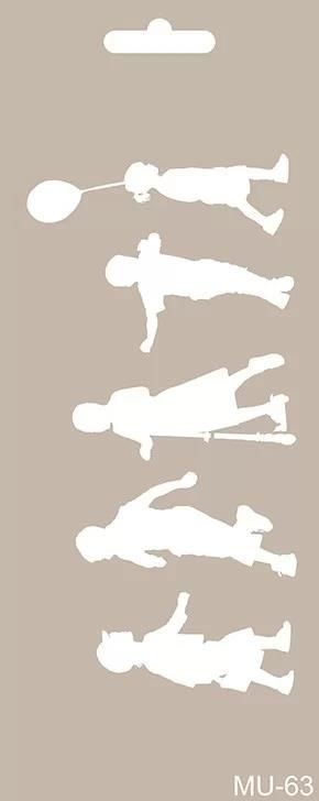 MIX MEDİA STENCIL MU SERİSİ MU63 10X25