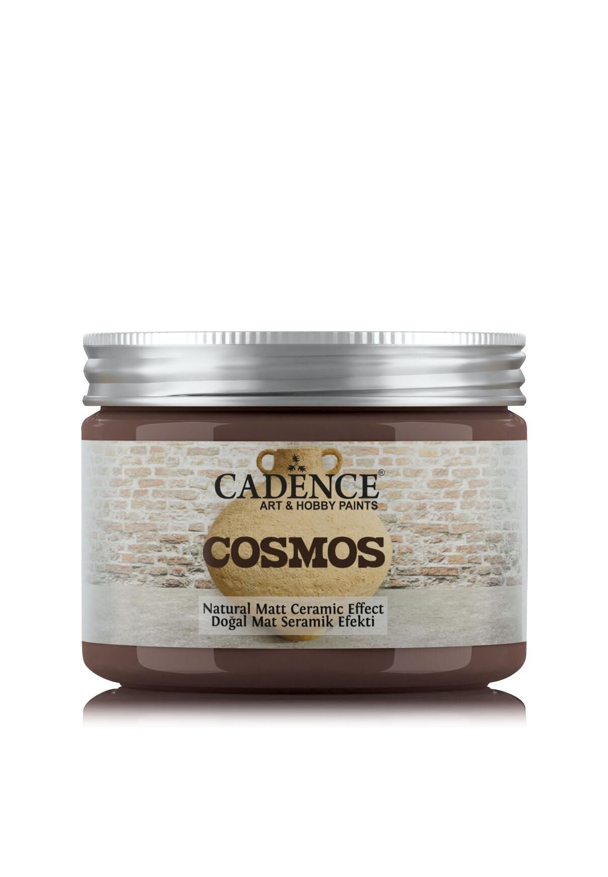 COSMOS DOĞAL MAT SERAMİK EFEKT CS-15  KAHVE 150ML