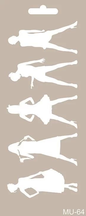 MIX MEDİA STENCIL MU SERİSİ MU64 10X25
