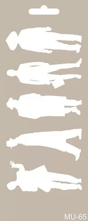 MIX MEDİA STENCIL MU SERİSİ MU65 10X25
