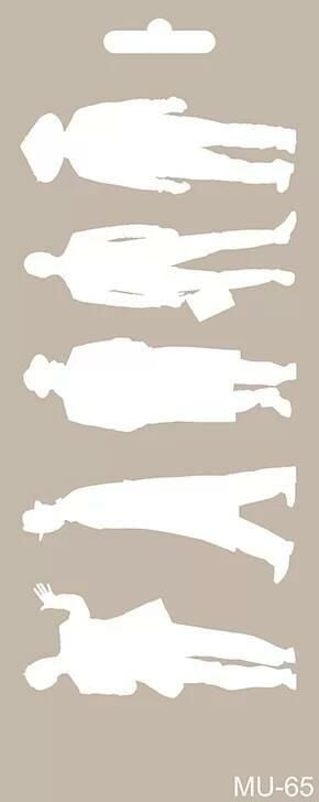 MIX MEDİA STENCIL MU SERİSİ MU65 10X25