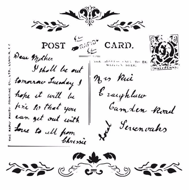 HD009 Home Dekor Stencil 45x45