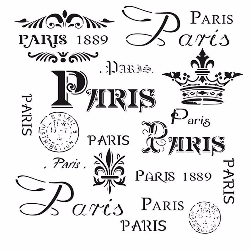 HD010 Home Dekor Stencil 45x45