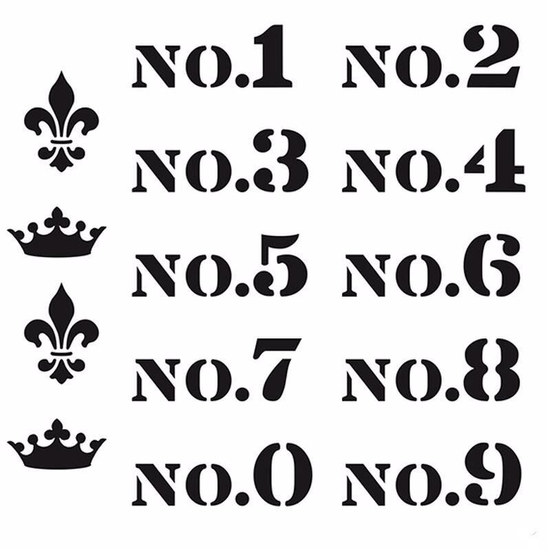 HD013 Home Dekor Stencil 45x45