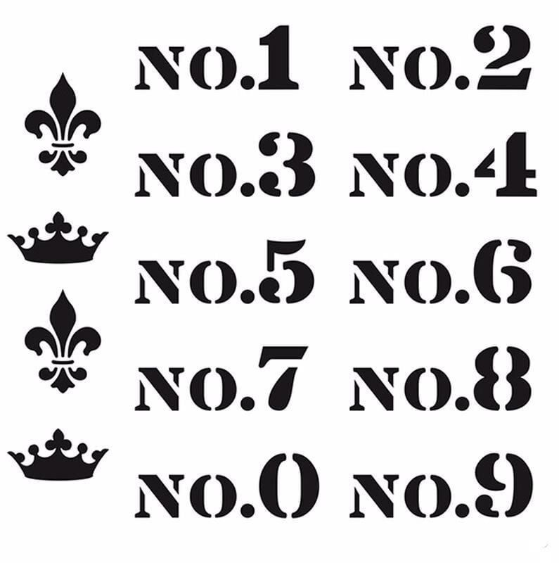HD013 Home Dekor Stencil 45x45