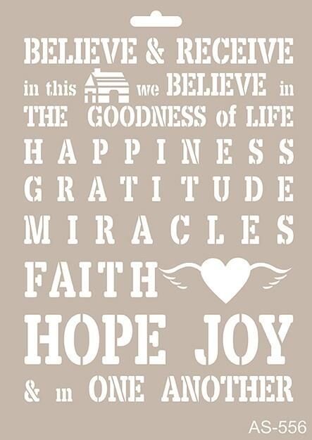 A4 SERİSİ STENCIL AS556 21X29