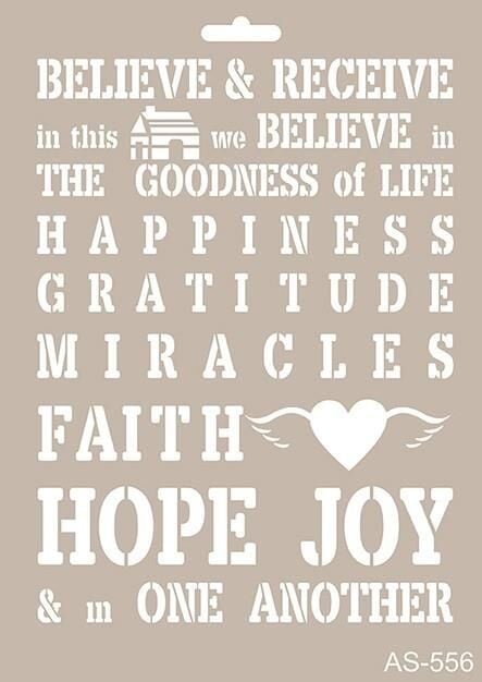 A4 SERİSİ STENCIL AS556 21X29