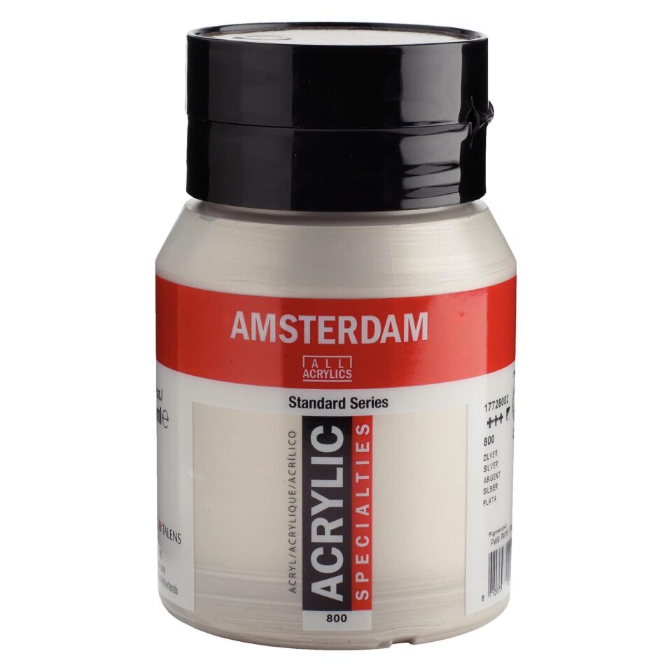 AMSTERDAM STANDART AKRİLİK 500 ML. SILVER
