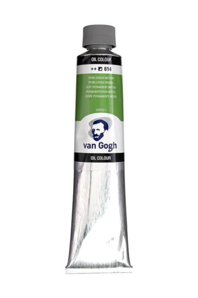 Van Gogh Yağlı Boya 200 ml. 614 Permanent Green Medium