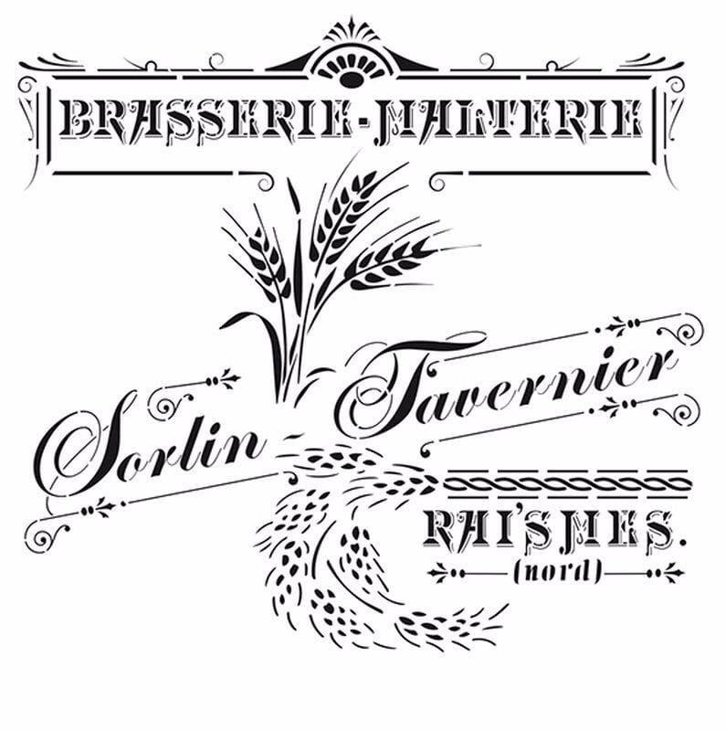 HOME DECOR STENCIL HD-19 45X45