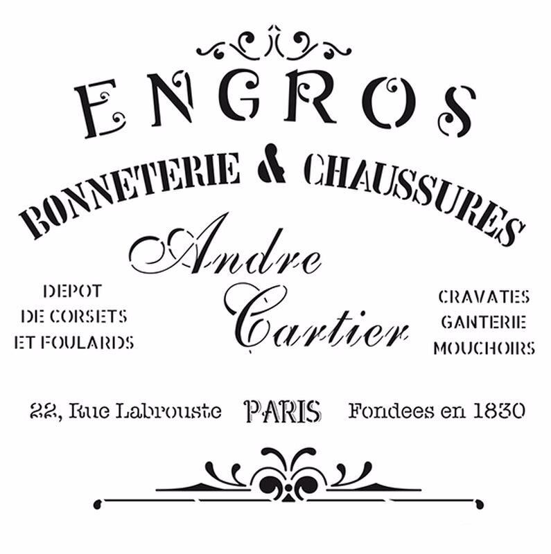 HOME DECOR STENCIL HD-24 45X45