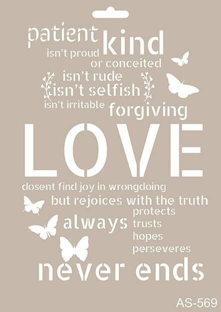 A4 SERİSİ STENCIL AS569 21X29