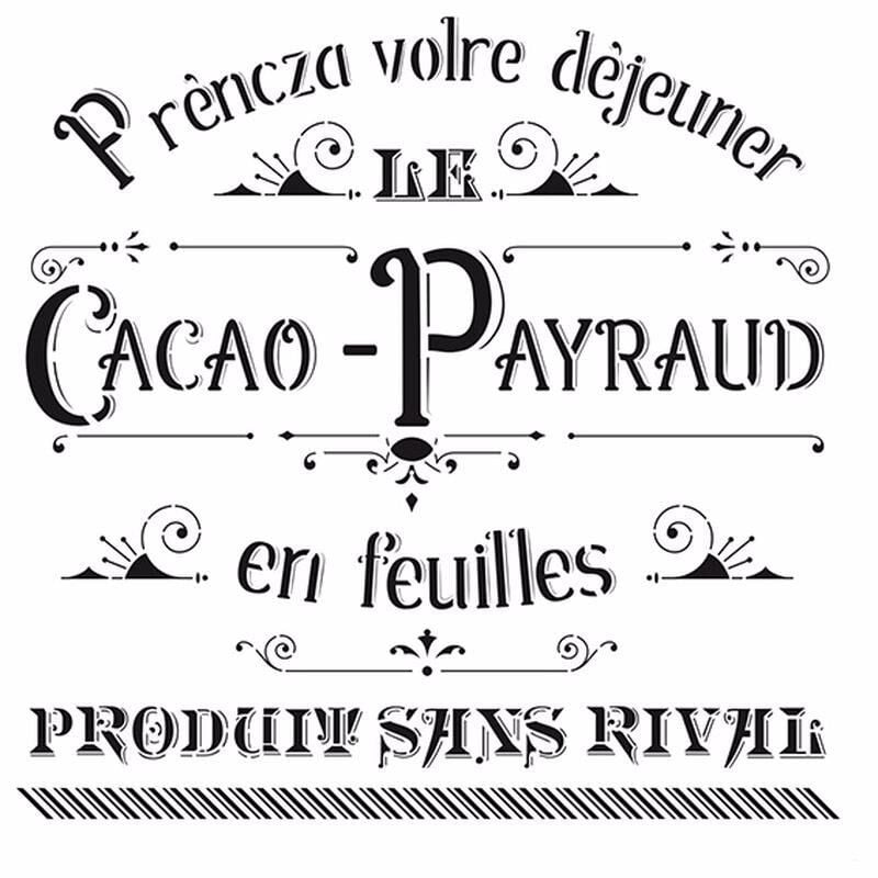 HOME DECOR STENCIL HD-26 45X45