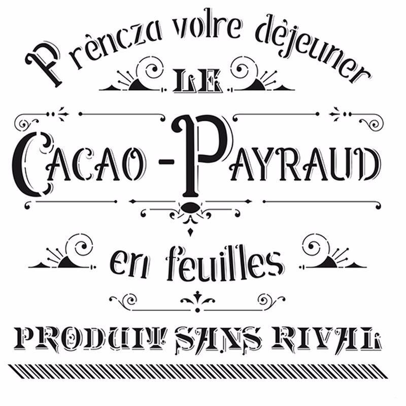 HOME DECOR STENCIL HD-26 45X45