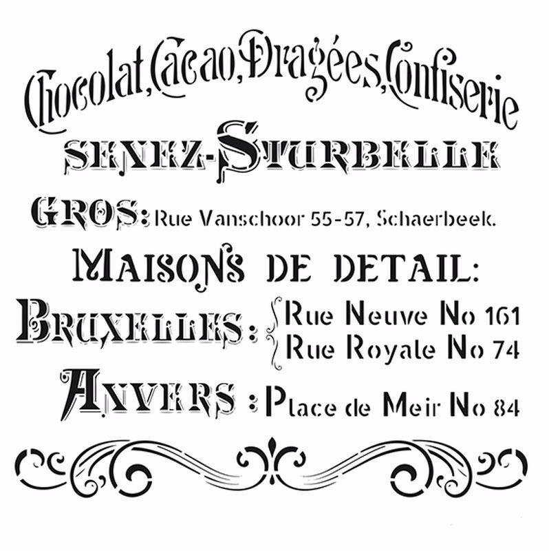 HOME DECOR STENCIL HD-31 45X45