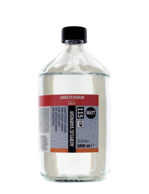 AMSTERDAM ACRYLIC VARNİSH MATT 115 1000ML