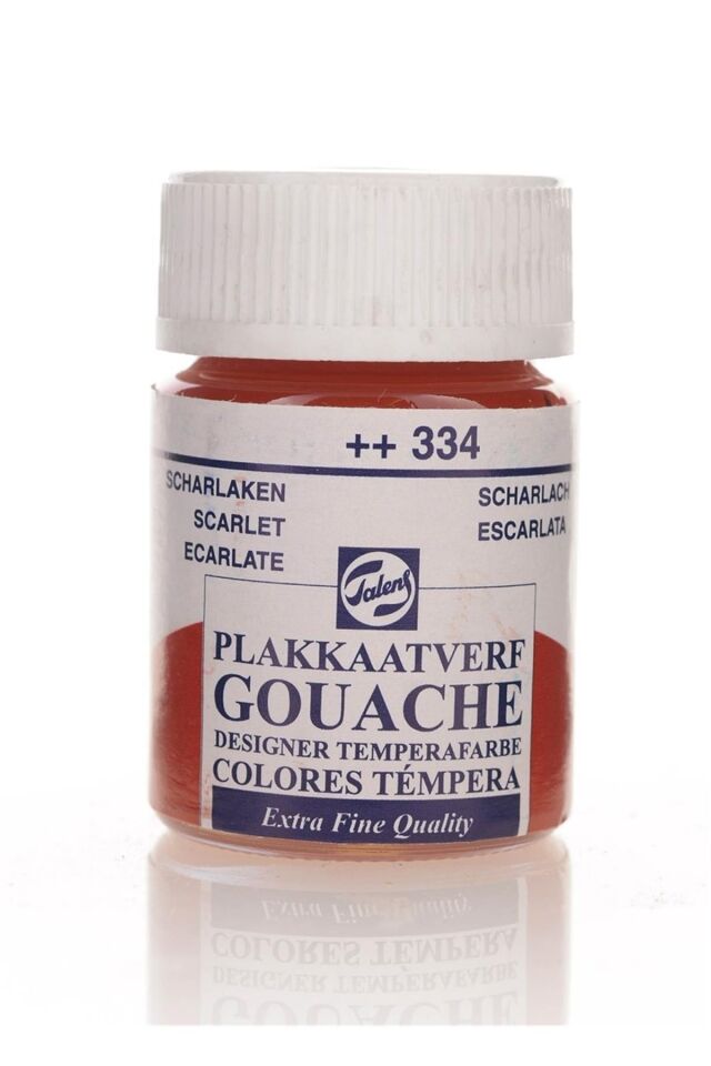 TALENS GOUACHE JAR 16ML SCARLET