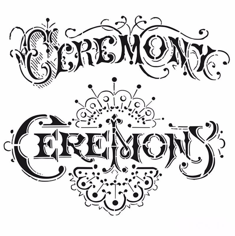 HOME DECOR STENCIL HD-33 45X45