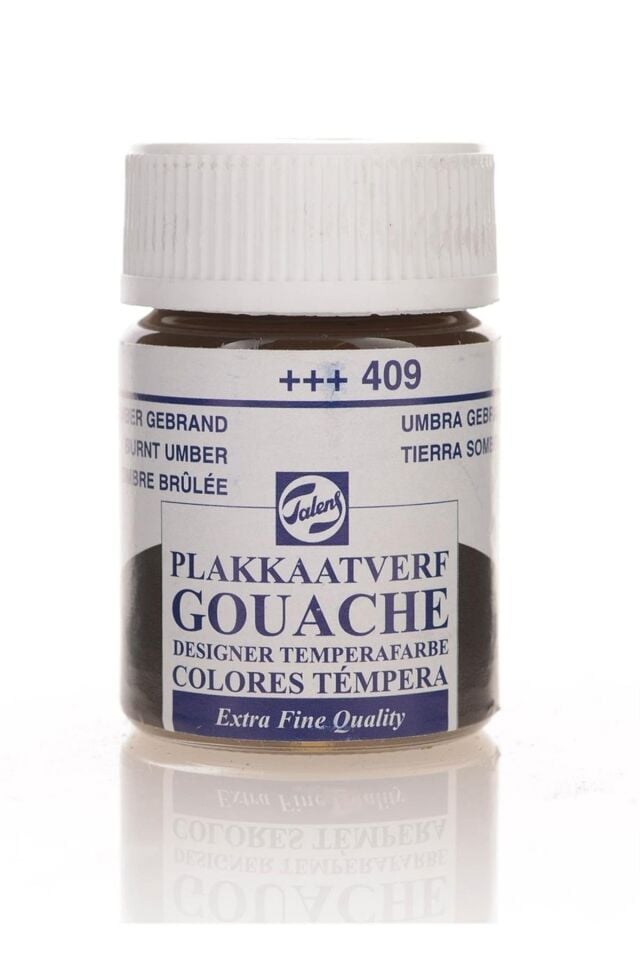 TALENS GOUACHE JAR 16ML BURNT UMBER