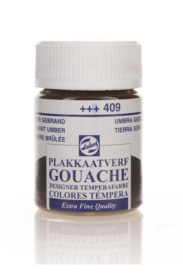 TALENS GOUACHE JAR 16ML BURNT UMBER