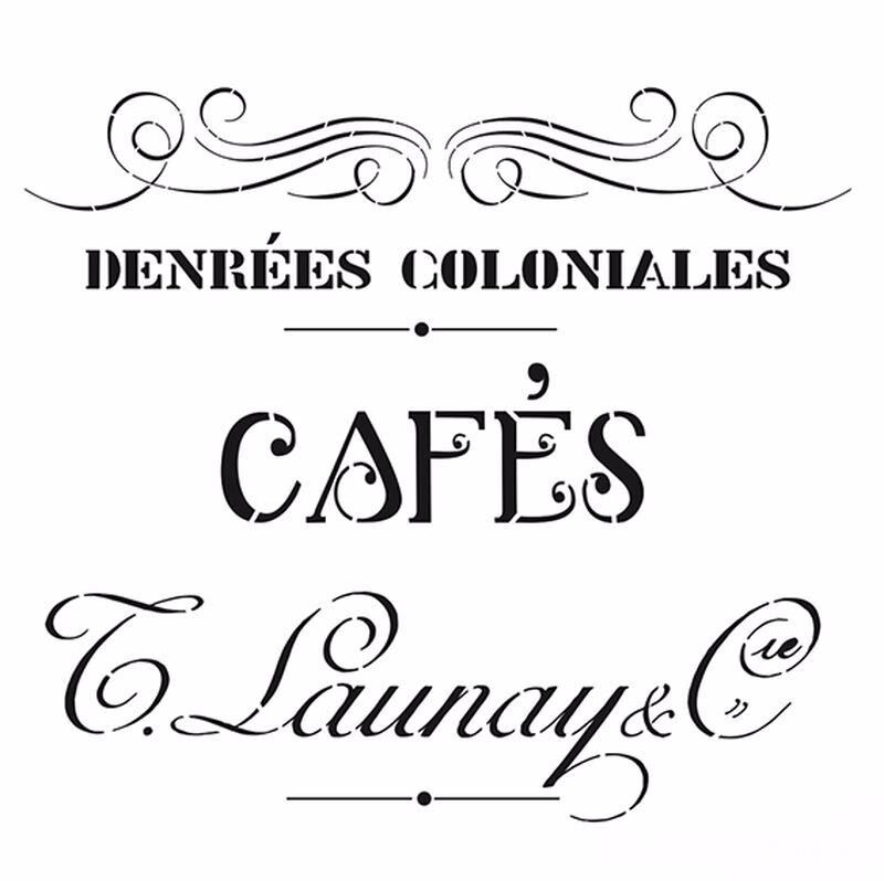 HOME DECOR STENCIL HD-37 45X45