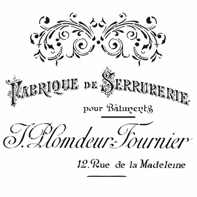 HOME DECOR STENCIL HD-38 45X45