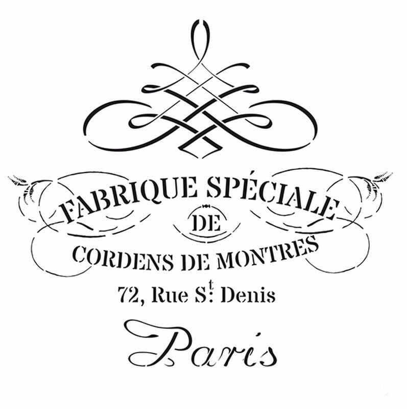 HOME DECOR STENCIL HD-39 45X45