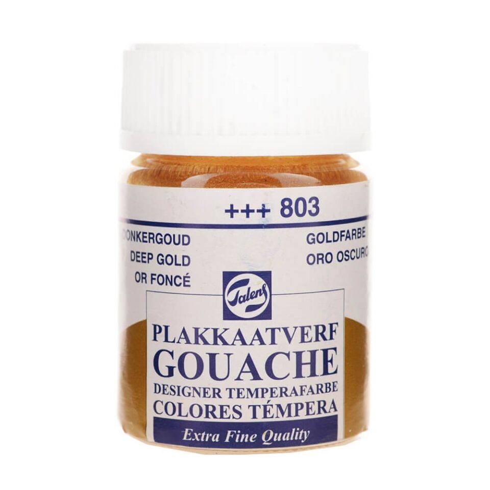 TALENS GOUACHE JAR 16ML DEEP GOLD