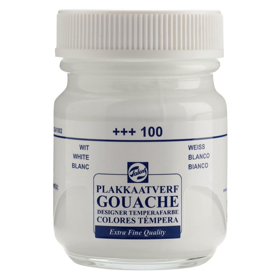 TALENS GOUACHE JAR 50ML WHITE